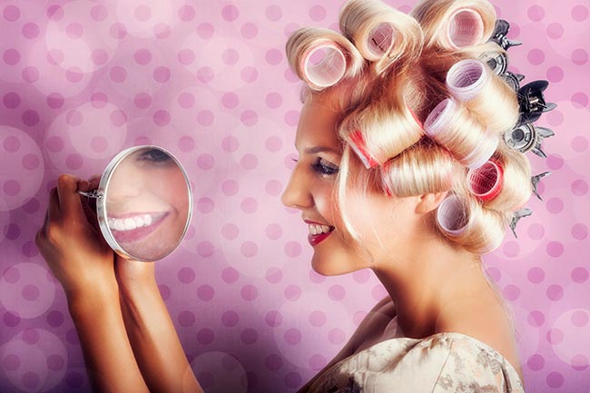 Beautiful Model With Fresh Makeup And Hairstyle